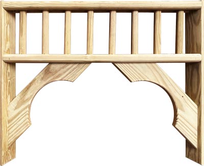 Top Rail with Spindles